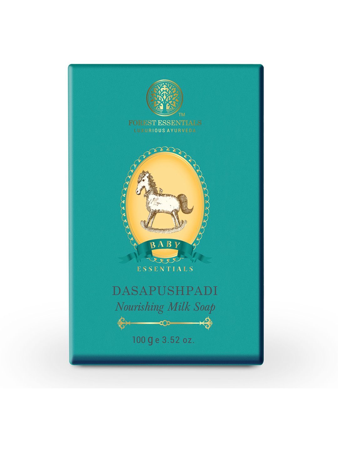 Forest Essentials Baby Essentials Dasapushpadi Nourishing Milk Soap for Soft Skin - 100g