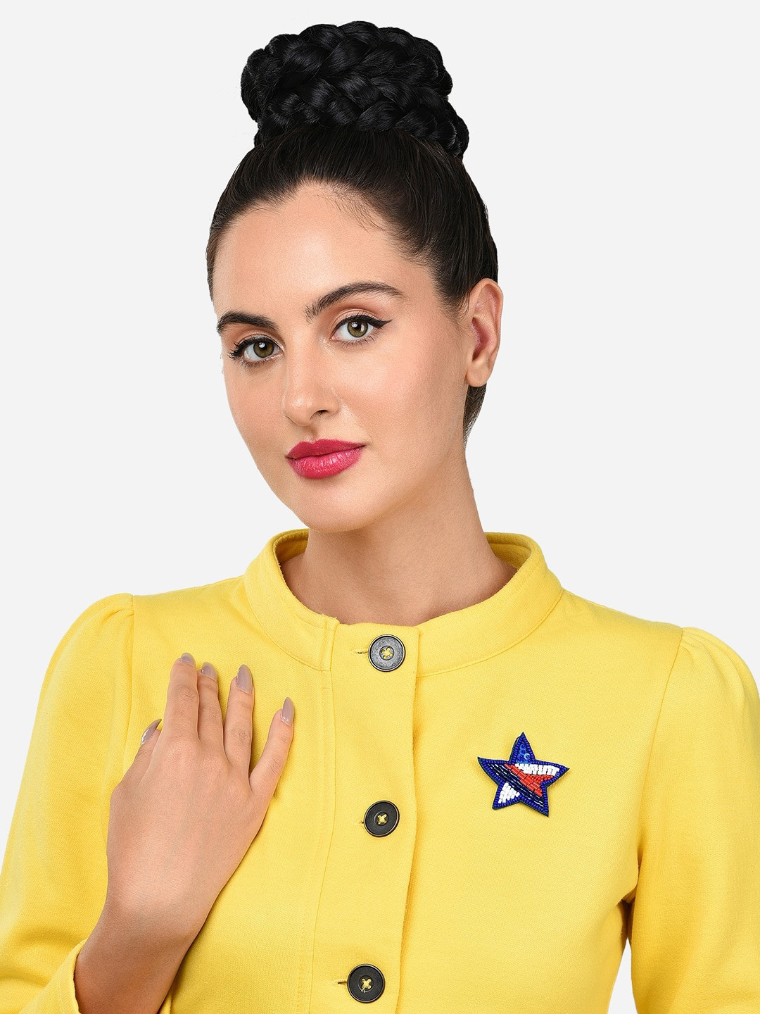 AMI Embellished Star Brooch