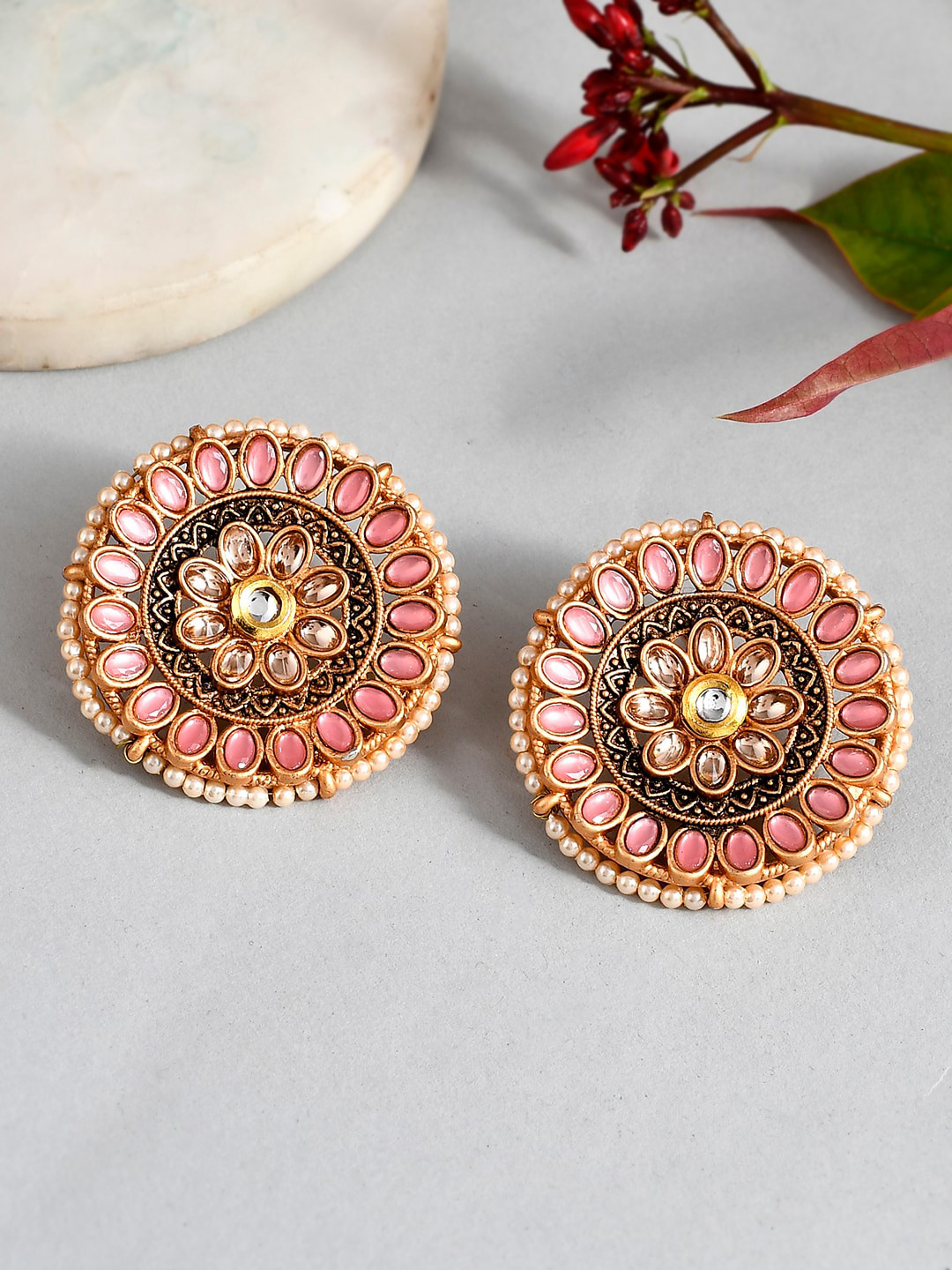 AQUASTREET Gold Plated Stud Earrings