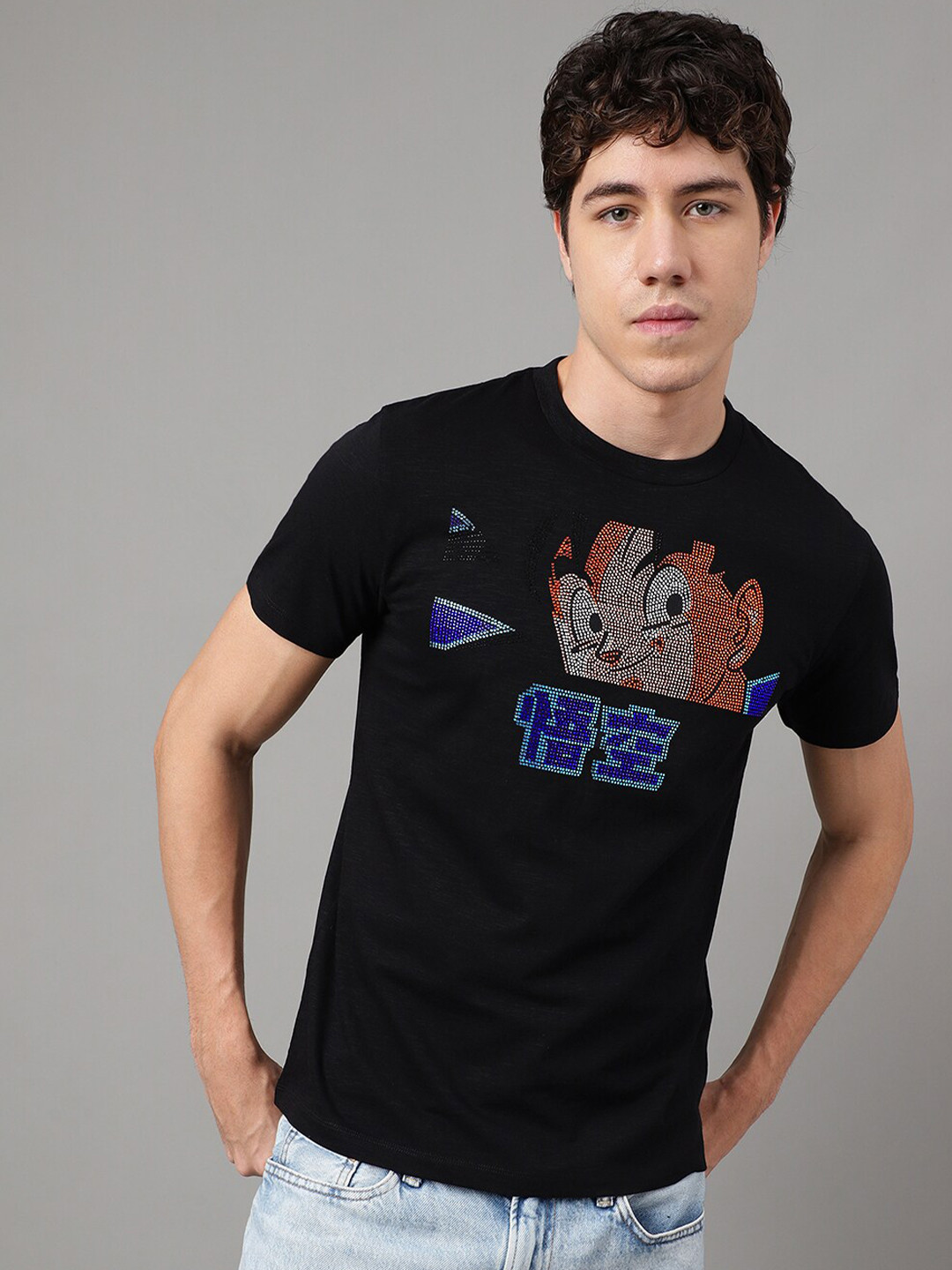 Free Authority Dragon Ball Graphic Anime Printed Pure Cotton T-Shirt