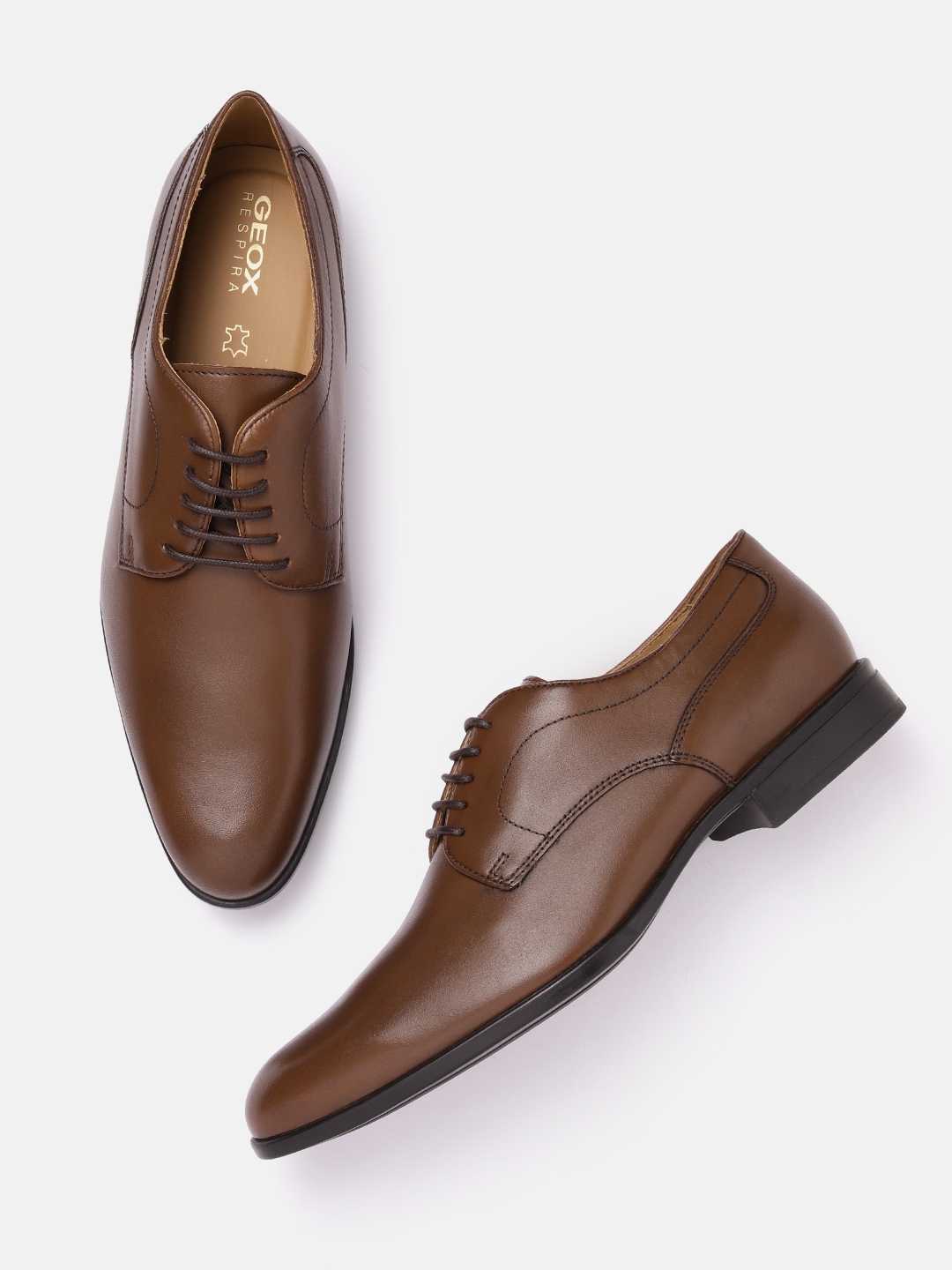Buy Geox Men U Lacopo Leather Formal Derby Shoes Formal Shoes for Men 24292562 Myntra