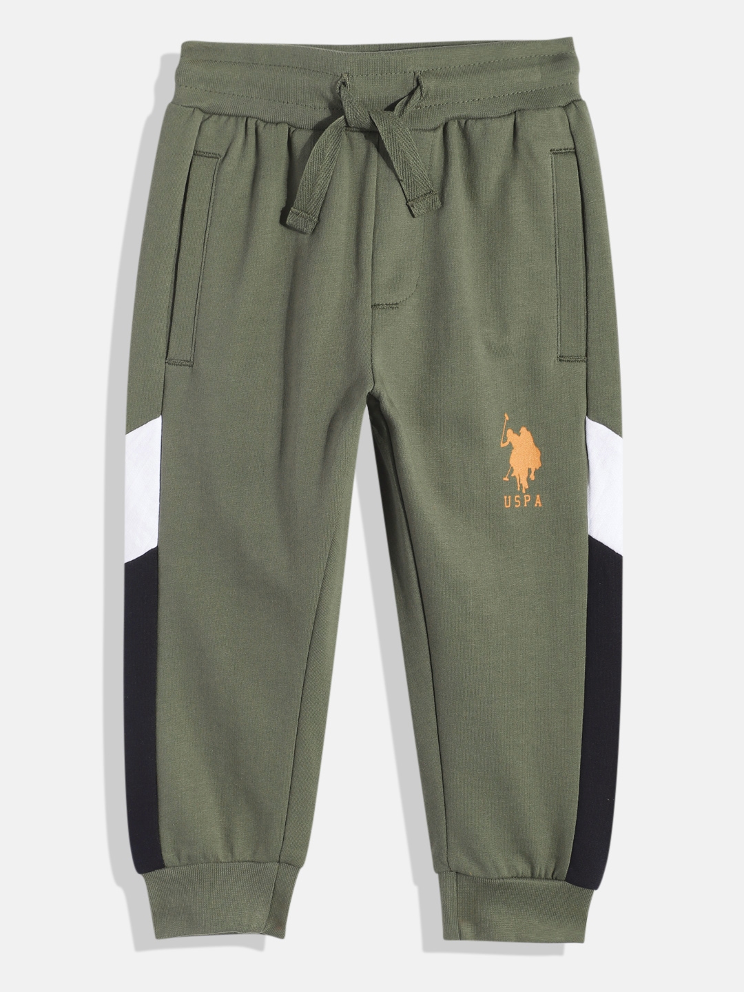 Buy U.S. Polo Assn. Kids Boys Pure Cotton Joggers Track Pants