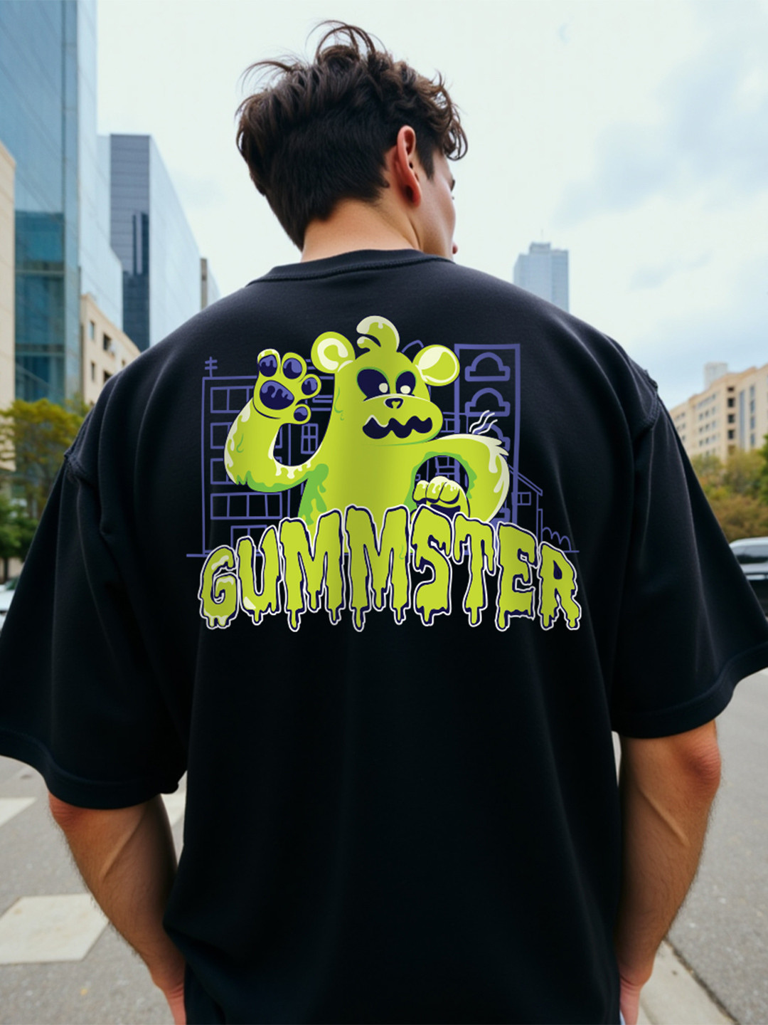 Gummster Graphic Printed Oversized T-shirt