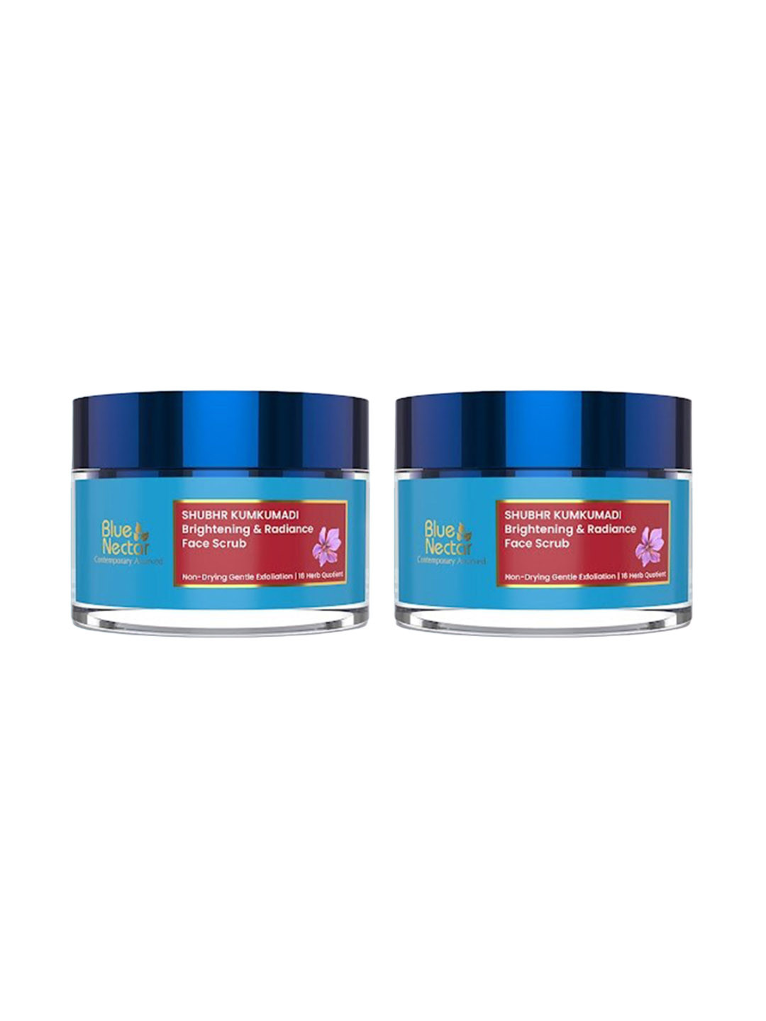 Blue Nectar Pack Of 2 Oil Face Scrub For Glowing Skin