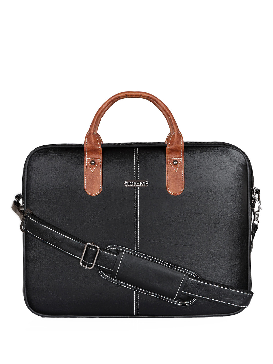 LOREM Textured 16 Inch Laptop Bag