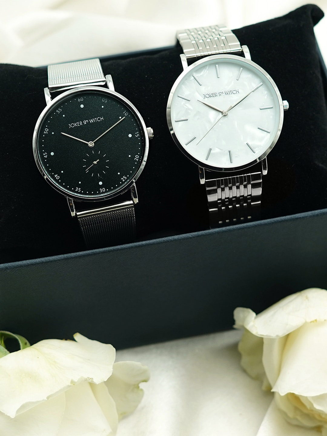 JOKER & WITCH Unisex James & Claire Couple Watches JWCW215