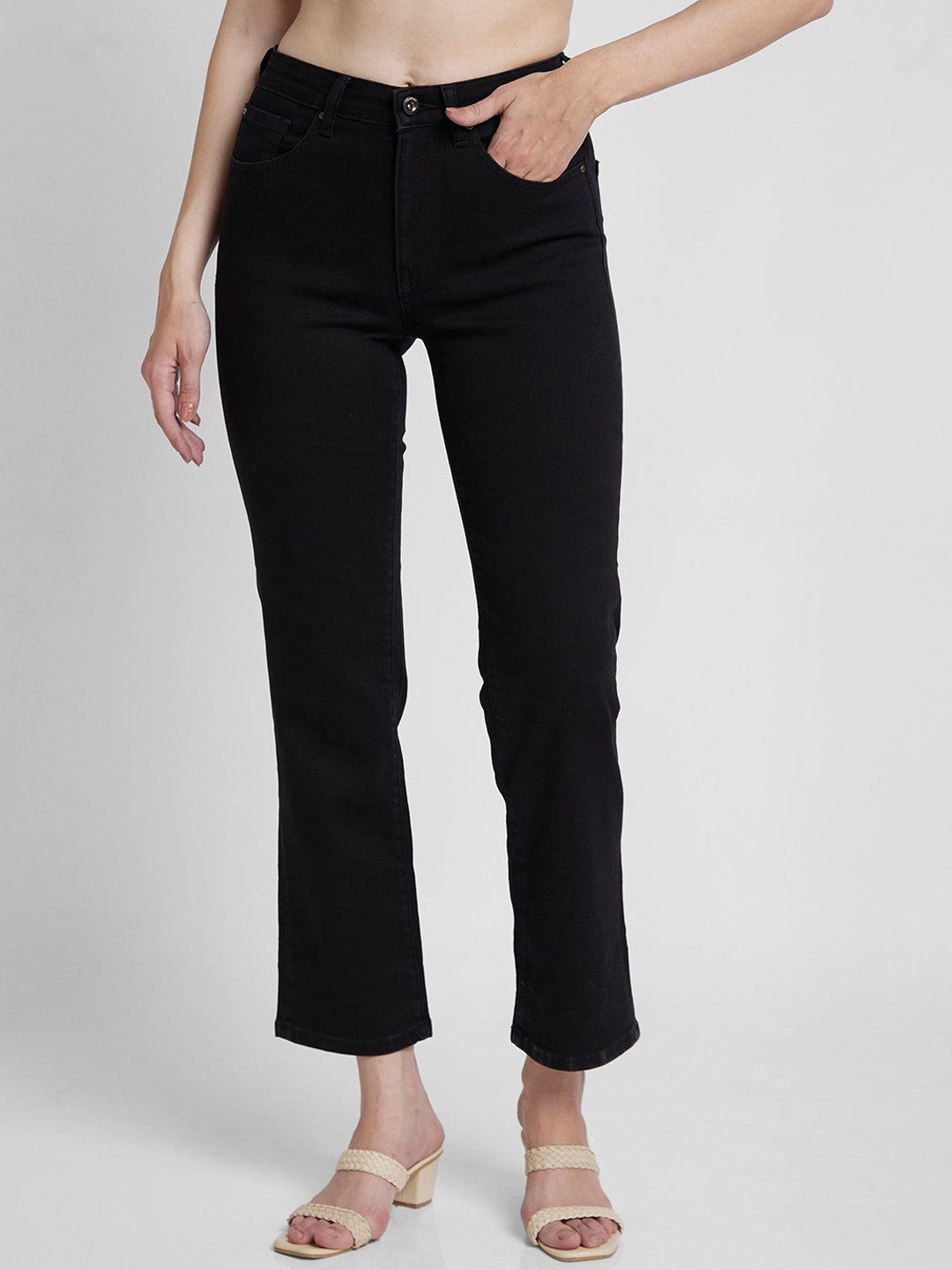 SPYKAR Women Bootcut Clean Look Stretchable Jeans