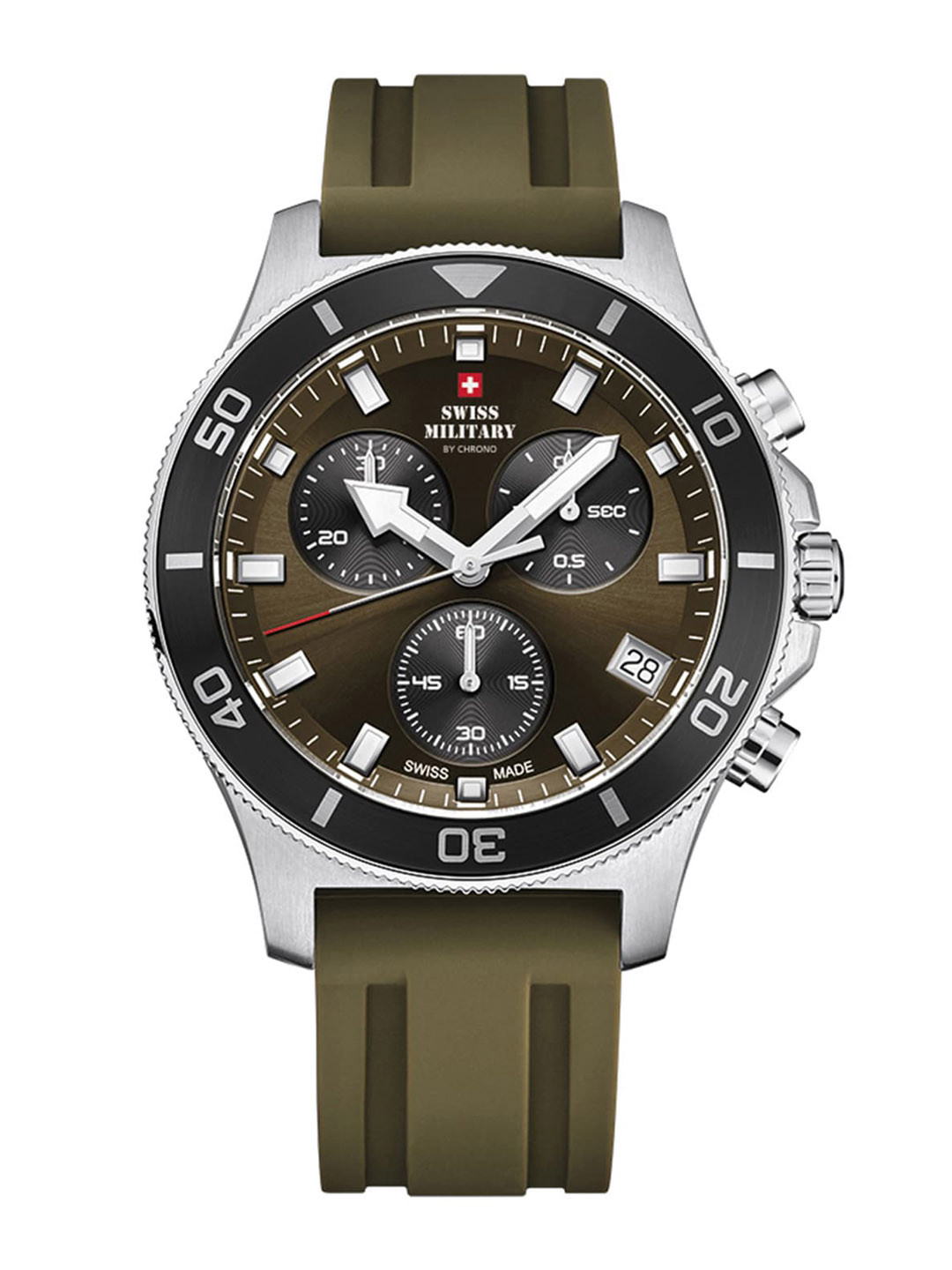 Swiss Military by Chrono Men brown Dial Swiss Made Watch- SM34067.09