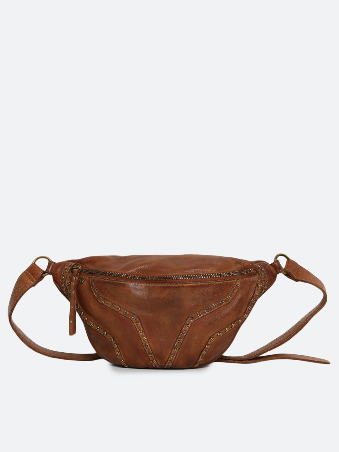 ART N VINTAGE Leather Textured Waist Pouch