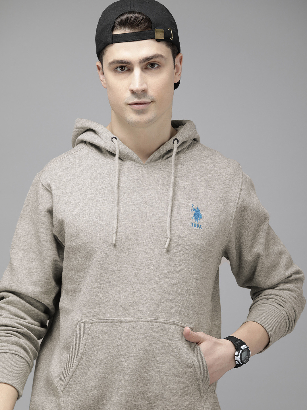 U.S. Polo Assn. Hooded Pullover Sweatshirt