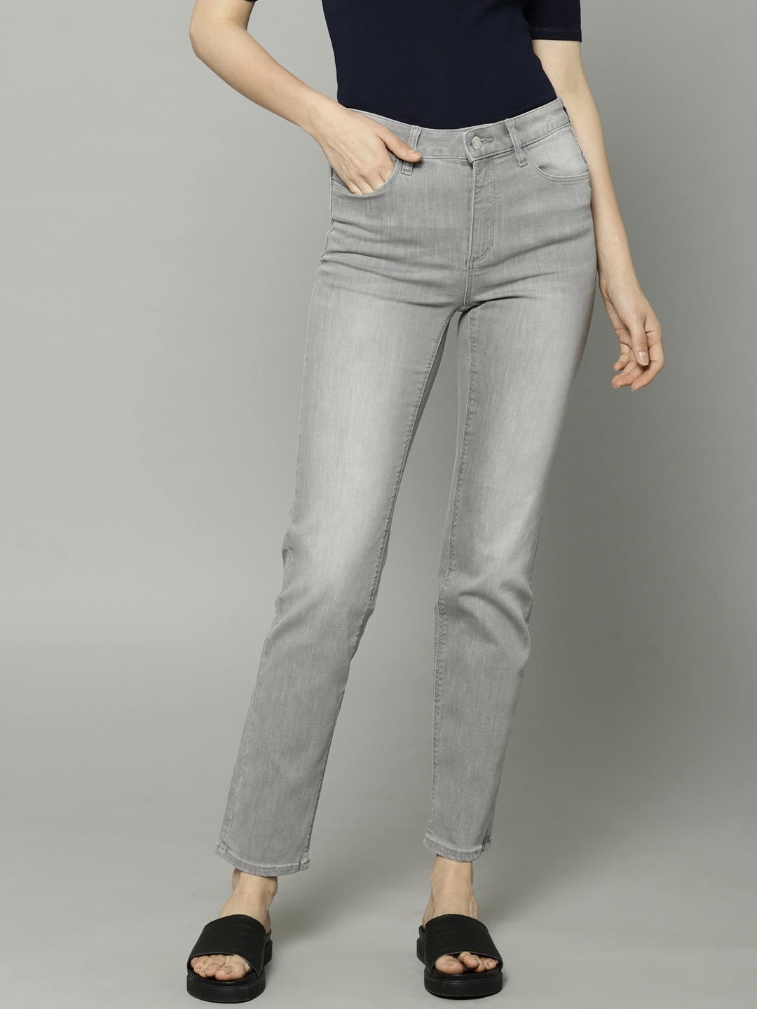 marks and spencer grey jeans