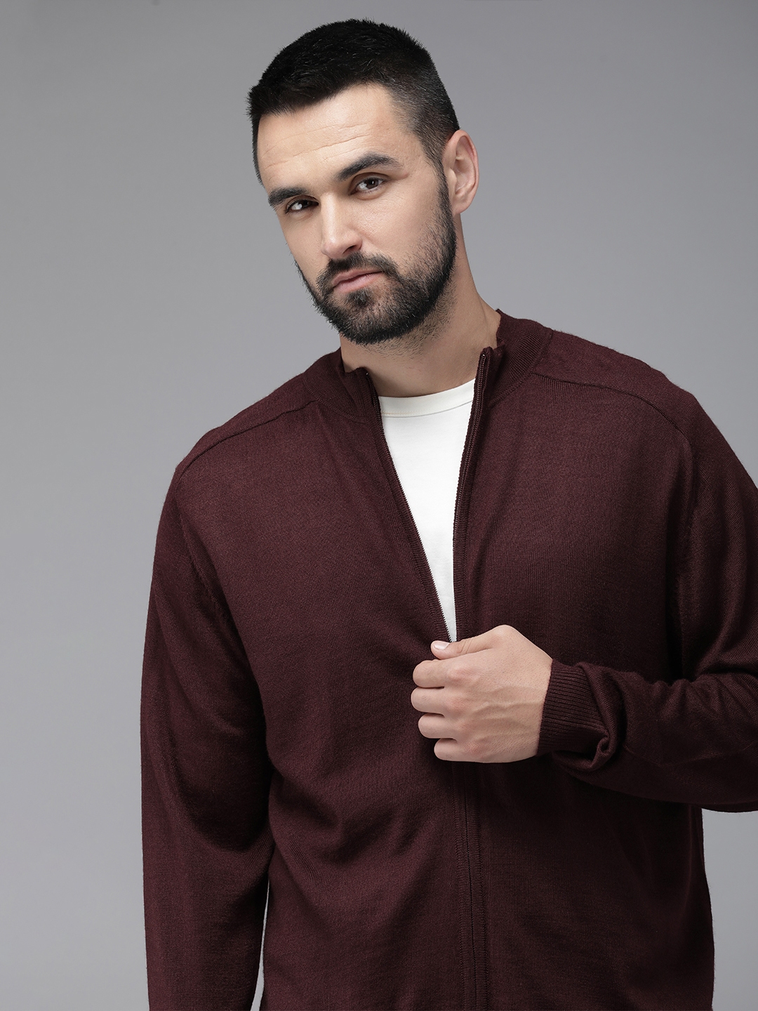 Buy Park Avenue Front Open Cardigan Sweaters for Men 24308130 Myntra