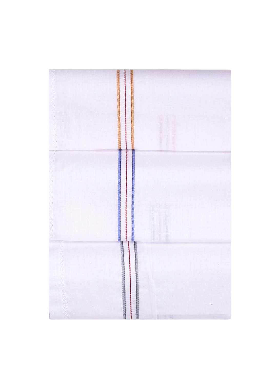 RC. ROYAL CLASS Men Pack Of 3 Self-Design Pure Cotton Handkerchief