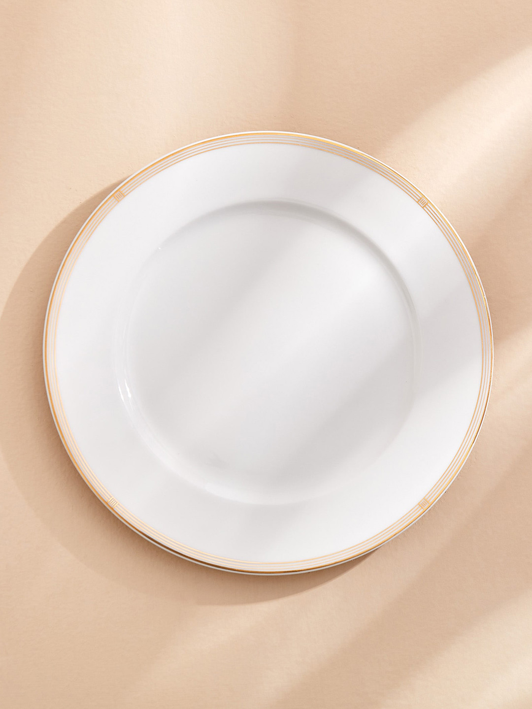 Home Centre White Stoneware Food Platter