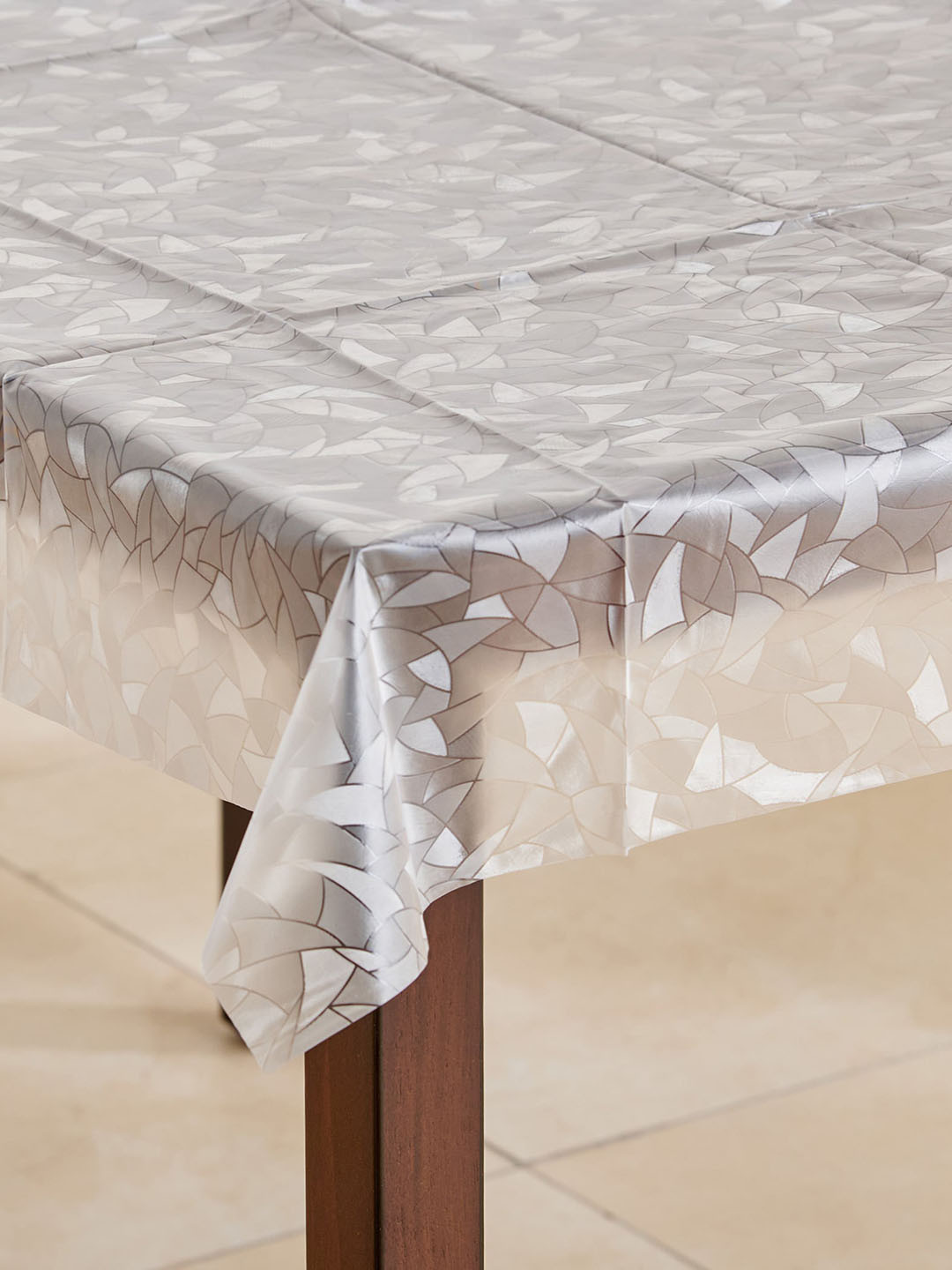 Home Centre Corsica Transparent 4-Seater Table Cloth