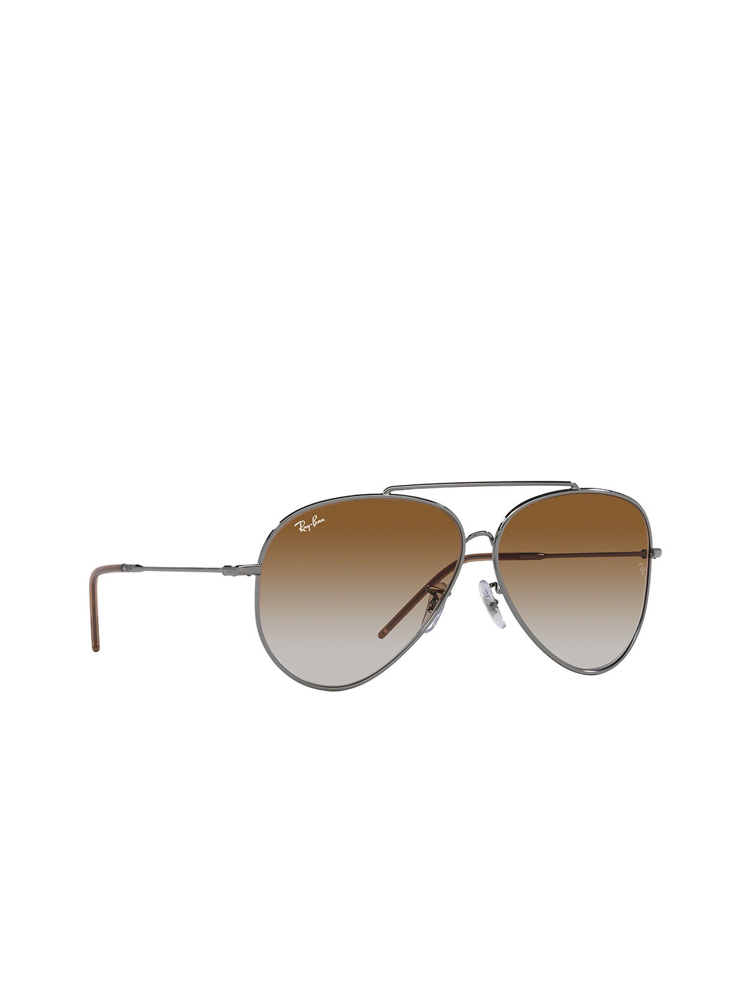 RAY-BAN Reverse Unisex Gradient Brown Lens Pilot Sunglasses - 0RBR0101S004/CB62