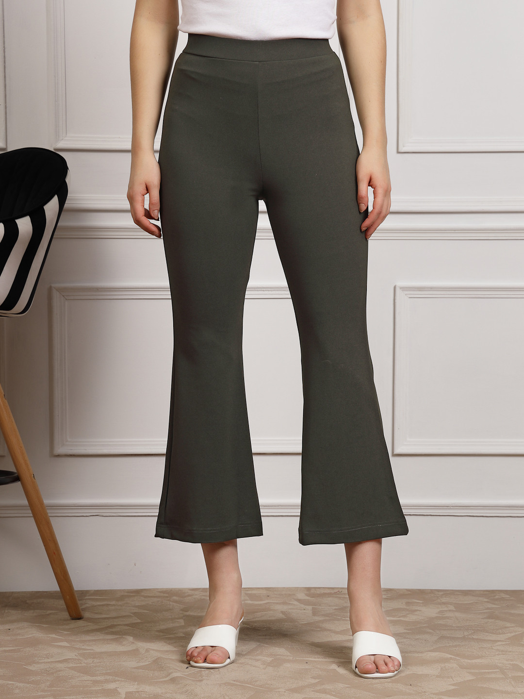 plusS WORX Women Bootcut Trousers