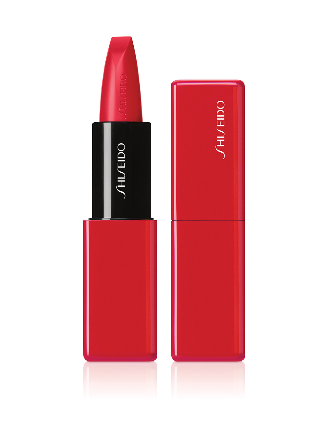 SHISEIDO TechnoSatin Weightless Long-Lasting Full-Coverage Gel Lipstick - Red Shift 416