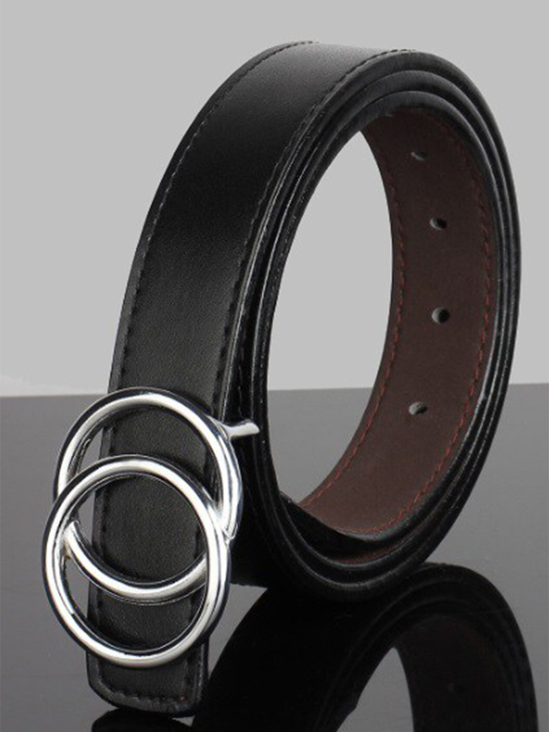 KAEZRI Women Push Pin Wide Belt