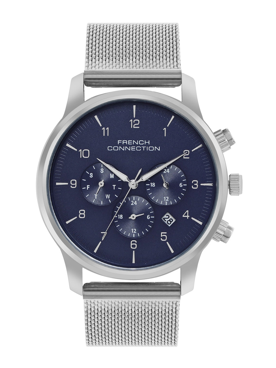 French Connection Men Bracelet Style Straps Analogue Watch FCN00055D