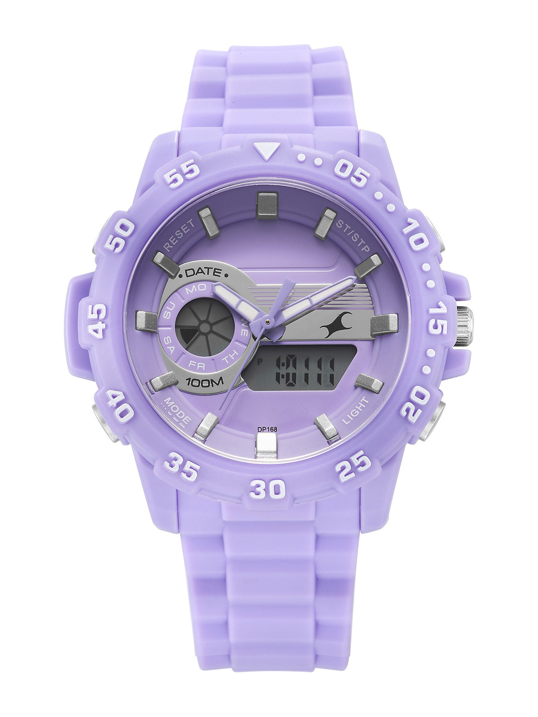 Fastrack Women Patterned Dial Analogue and Digital Watch 68029PP04