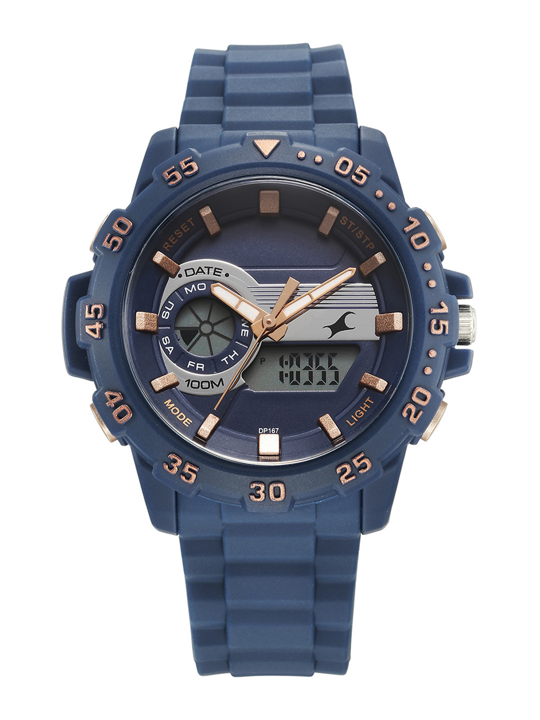 Fastrack Women Patterned Dial Analogue And Digital Watch 68029PP03