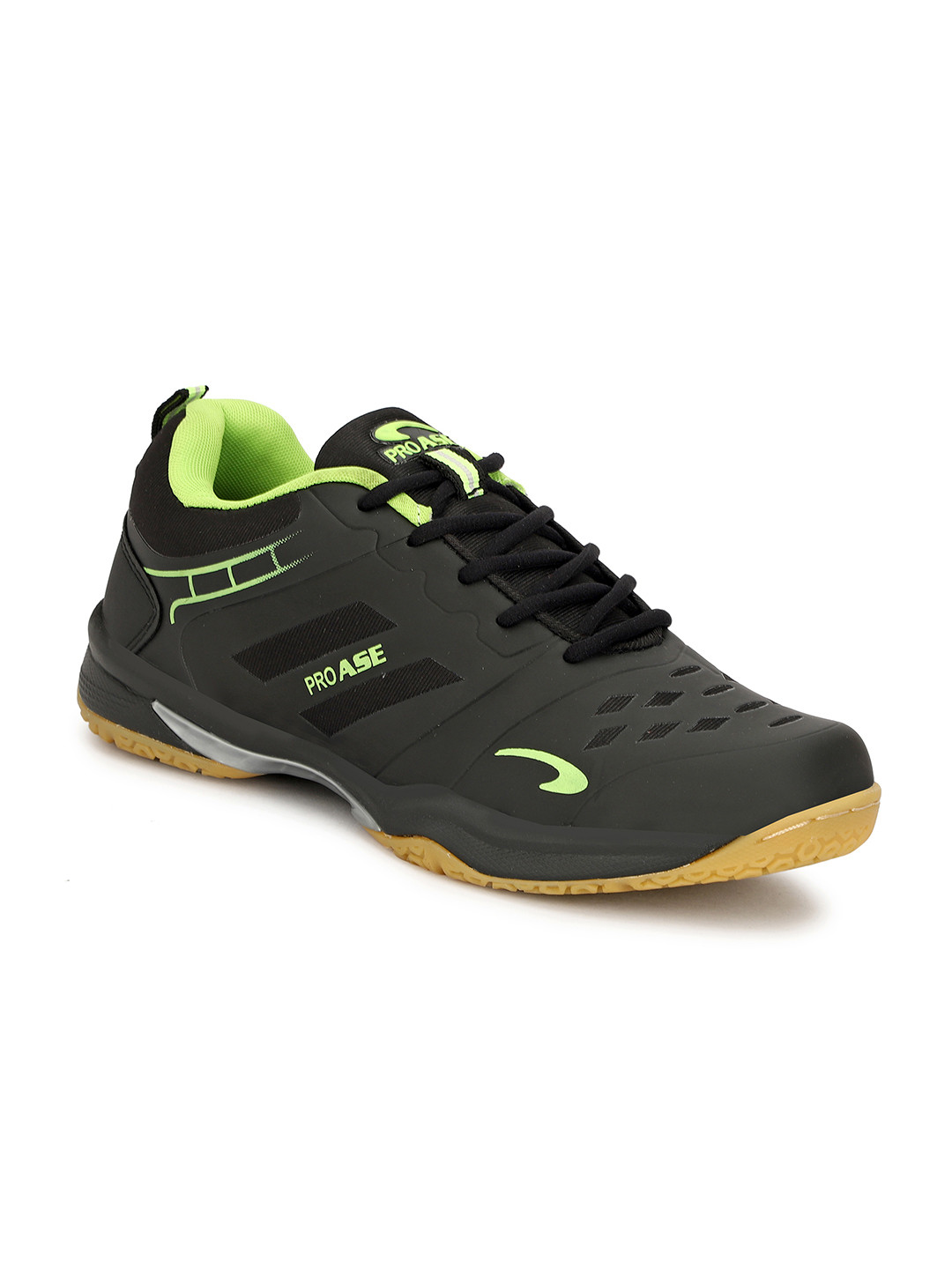 PROASE Men Super Grip EVA Technology Lace-Up Badminton Shoes