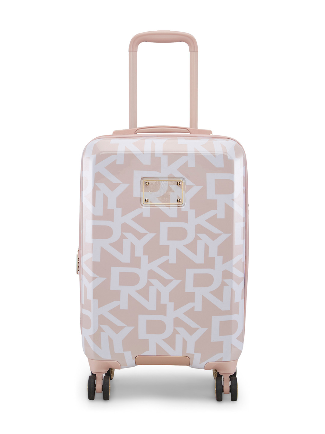 DKNY Deco Signature Printed Hard-Sided Cabin Trolley Bag-50.8 cm