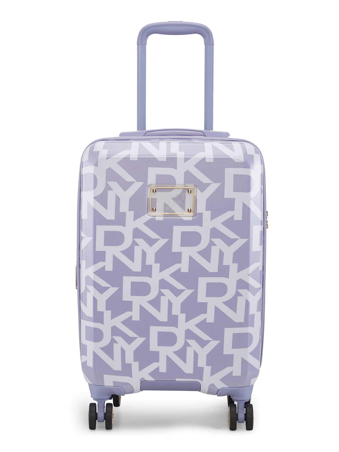 DKNY Deco Signature Printed Hard-Sided Cabin Trolley Bag-50.8 cm