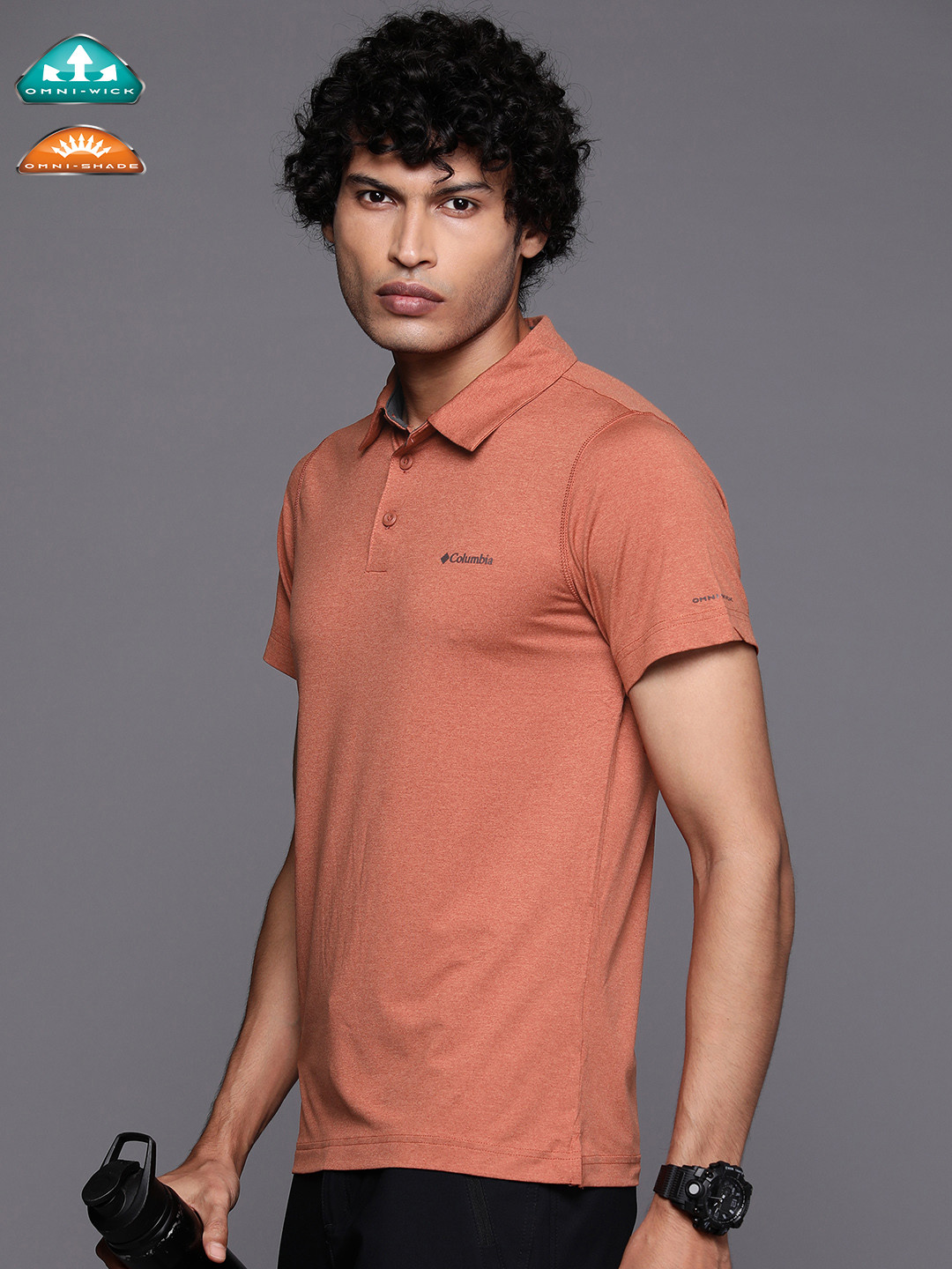 Columbia Men Tech Trail Polo UPF-50 T-Shirt