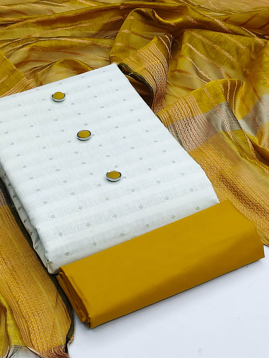 MANVAA Pure Cotton Unstitched Dress Material