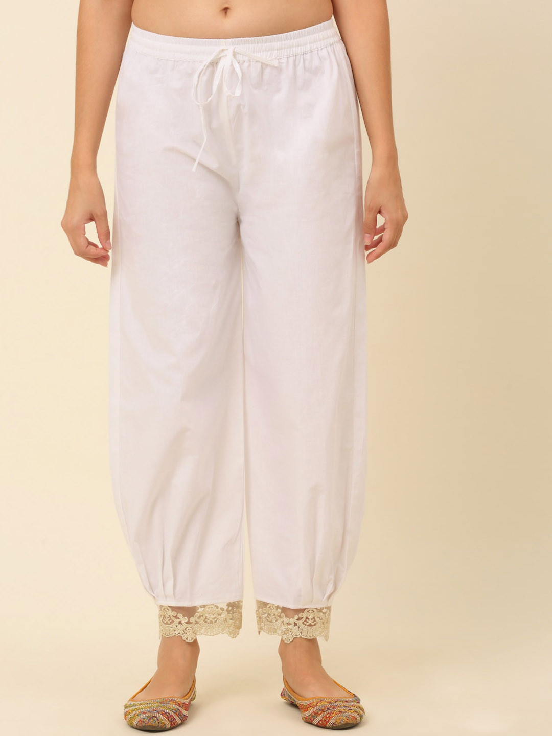 Laado - Pamper Yourself Women Mid-Rise Pure Cotton Loose-Fit Salwars