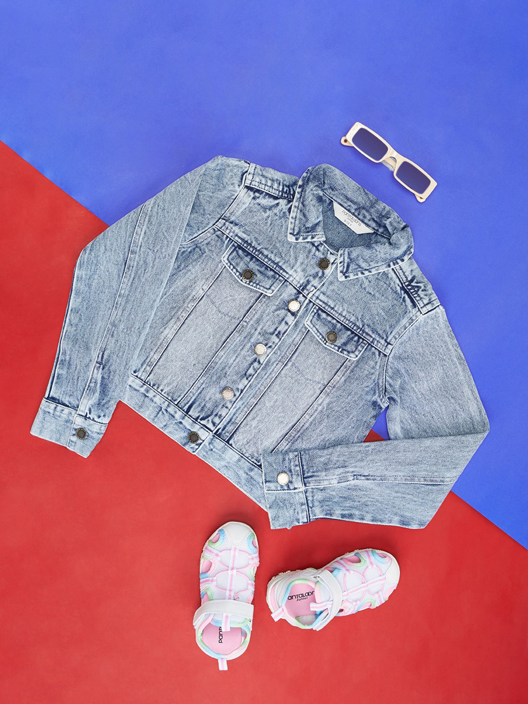 Pantaloons Junior Girls Wool Crop Open Front Jacket