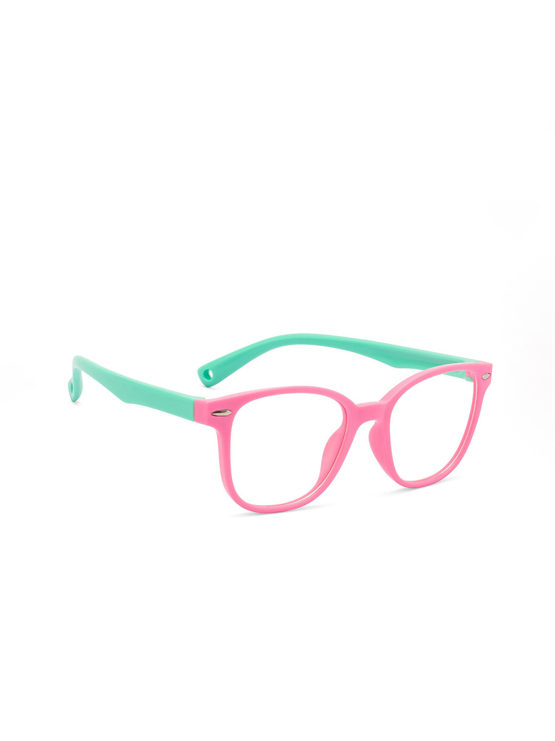 ROYAL SON  Kids Pink & Green Full Rim Square Frames