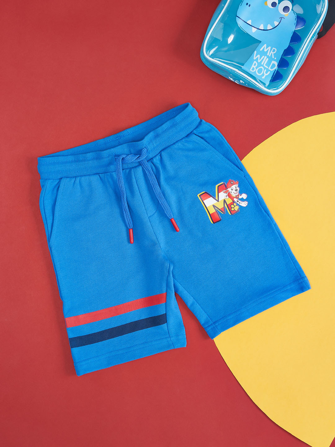 Pantaloons Junior Boys Paw Petrol Graphic Printed Cotton Shorts