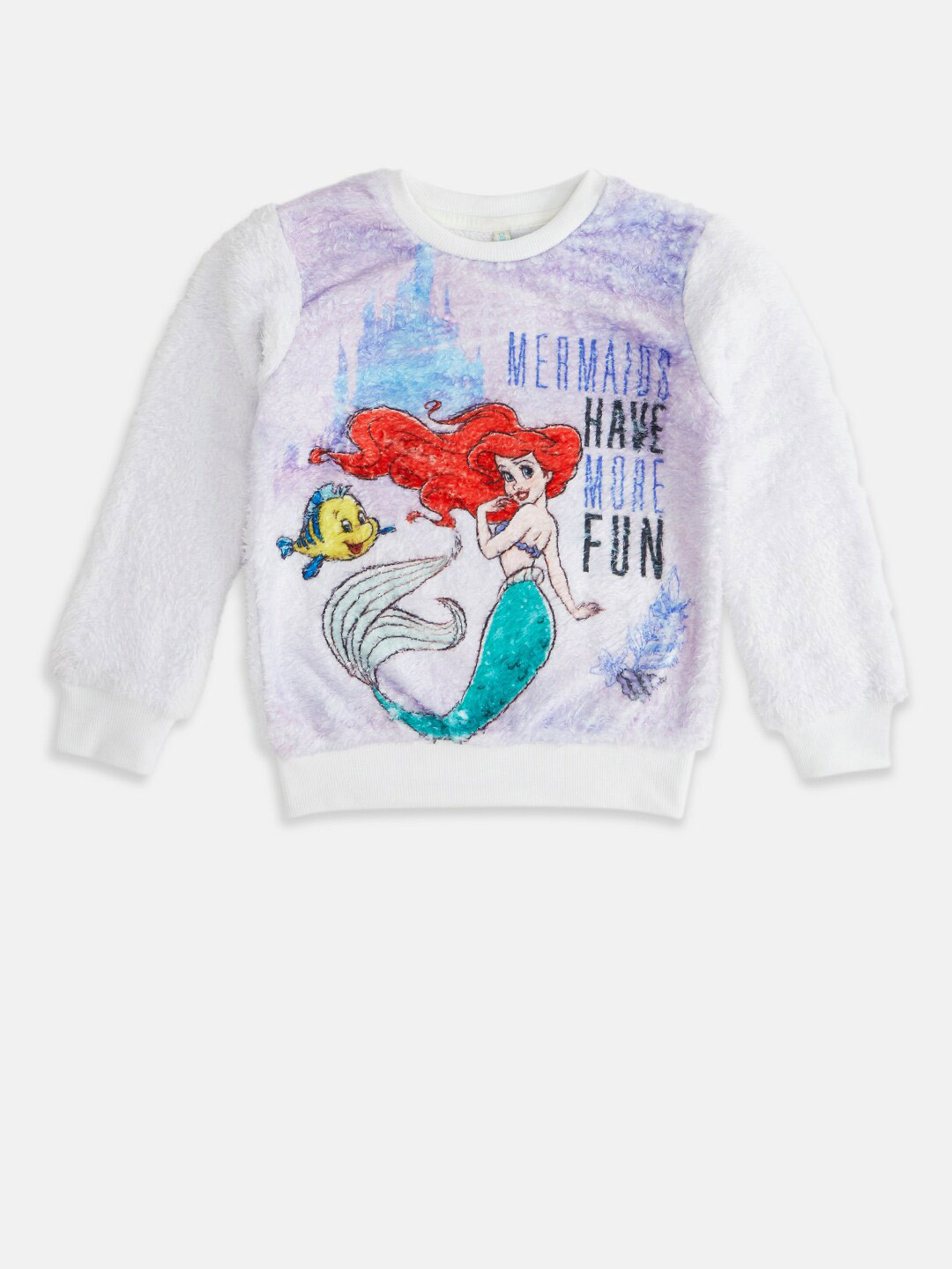 Pantaloons Junior Girls Argyle Printed Cotton Pullover