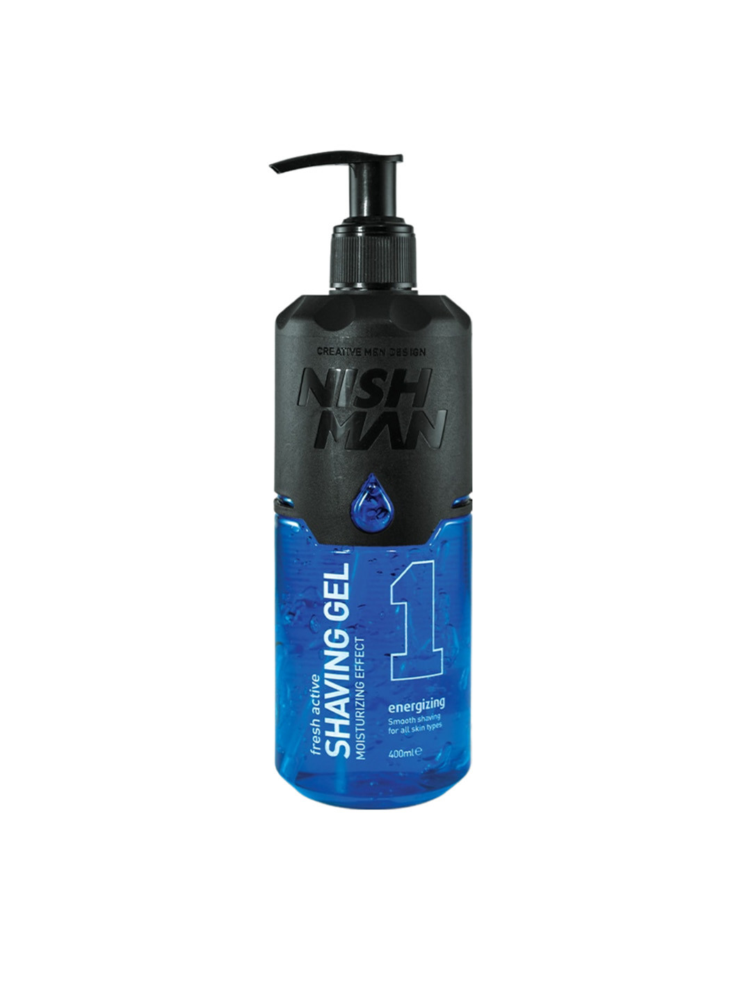 Nishman Energizing Moisturizing Effect Fresh Active Non Foaming Shaving Gel - 400 ml