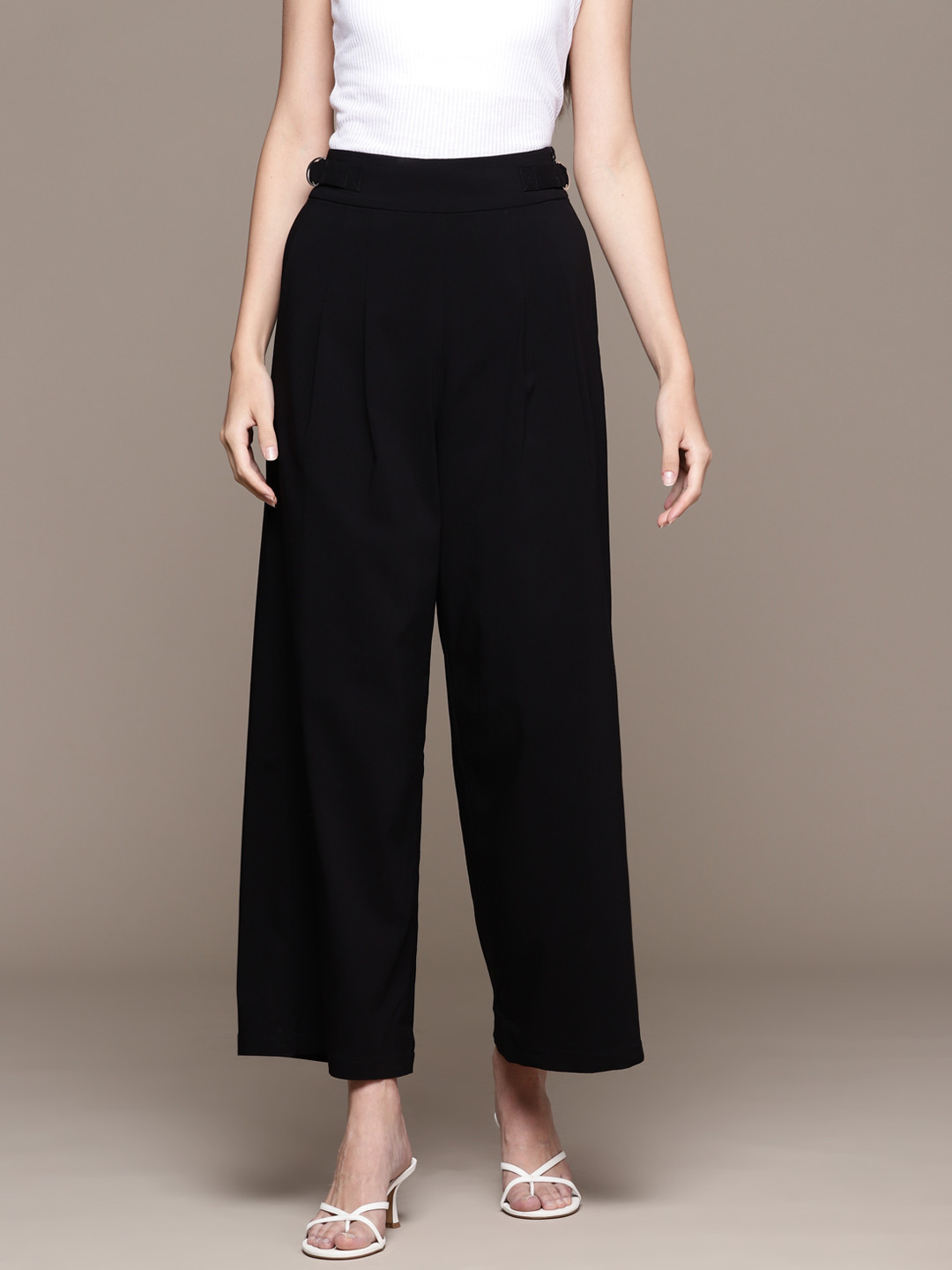 Ritu Kumar Relaxed Loose Fit Pleated Trousers