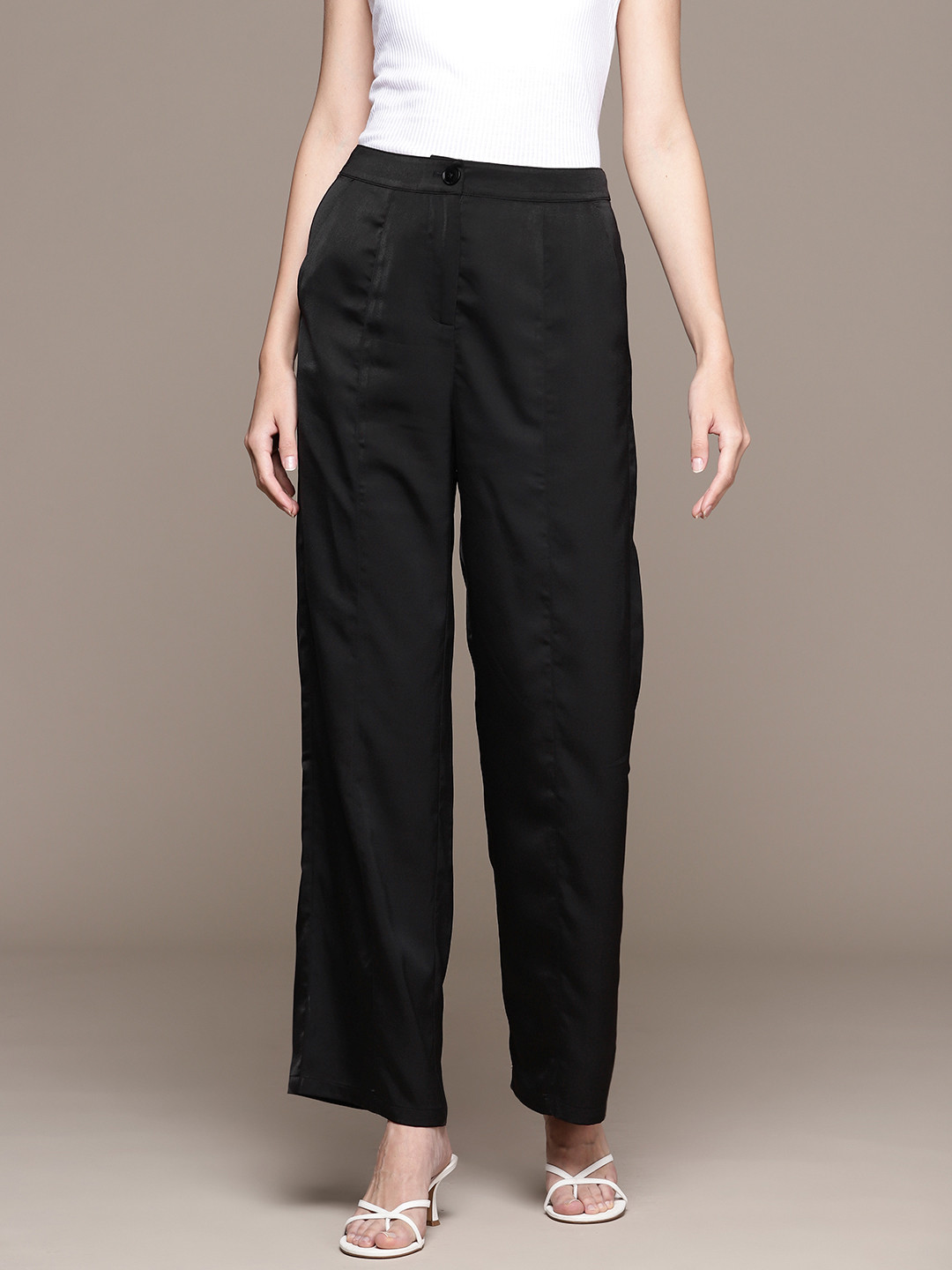 Ritu Kumar Women Relaxed Loose Fit Trousers