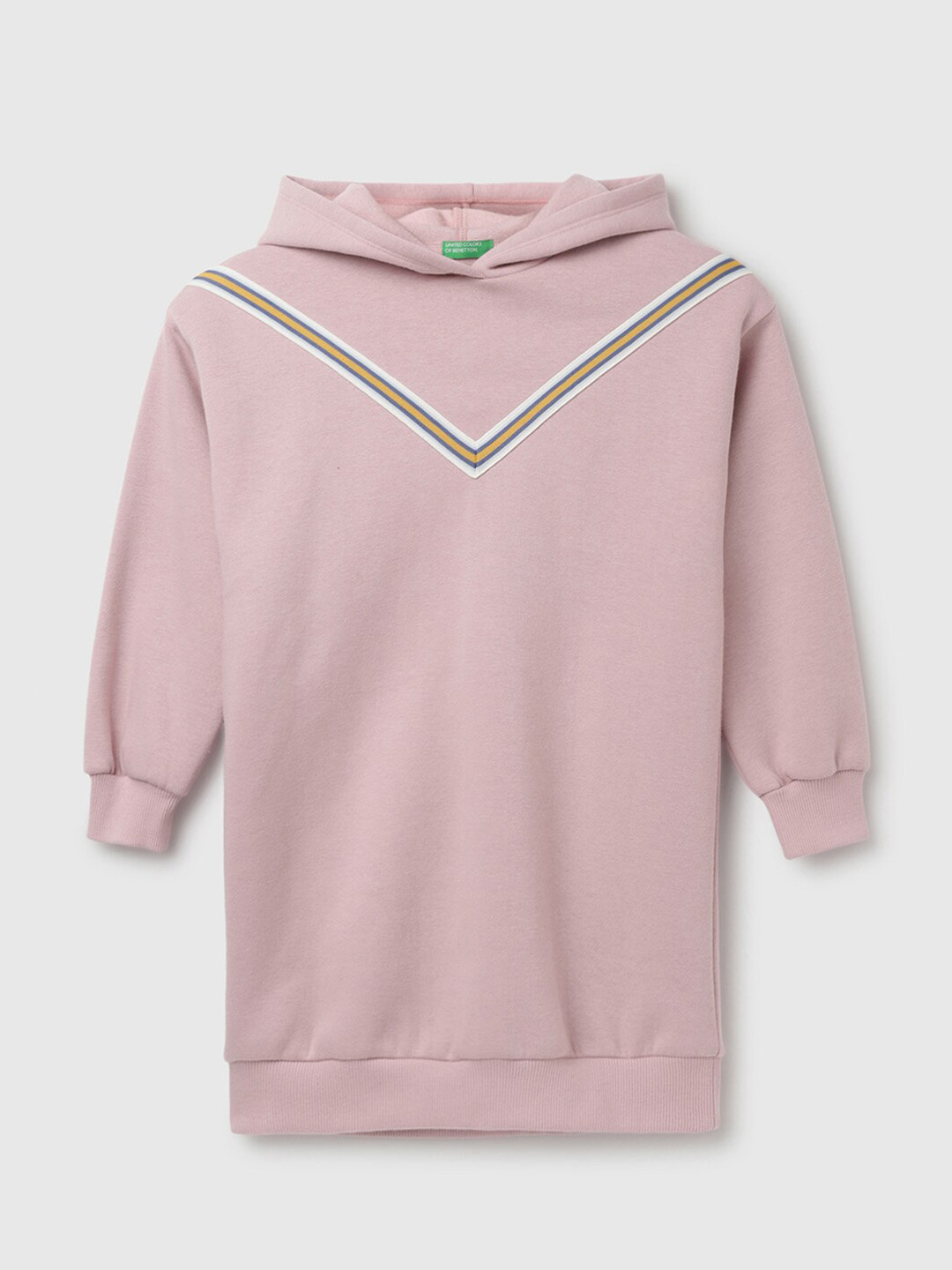 United Colors of Benetton Girls Hoodes T-shirt Dress