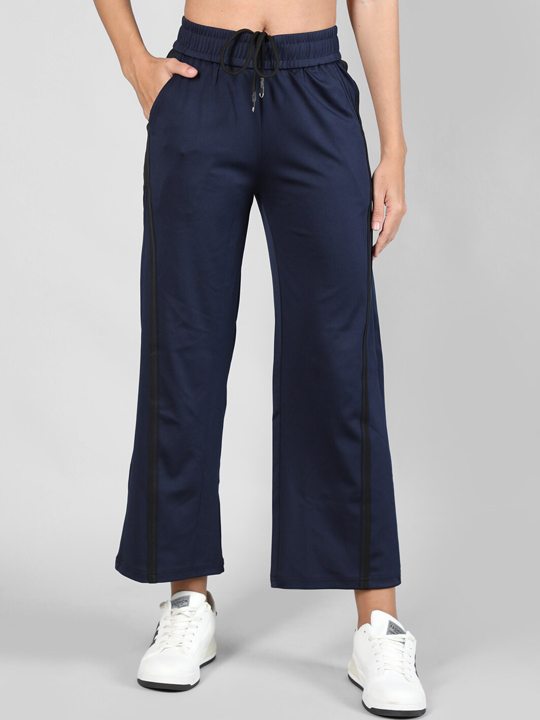 CHKOKKO Women Bootcut-Fit Running Sports Track Pants