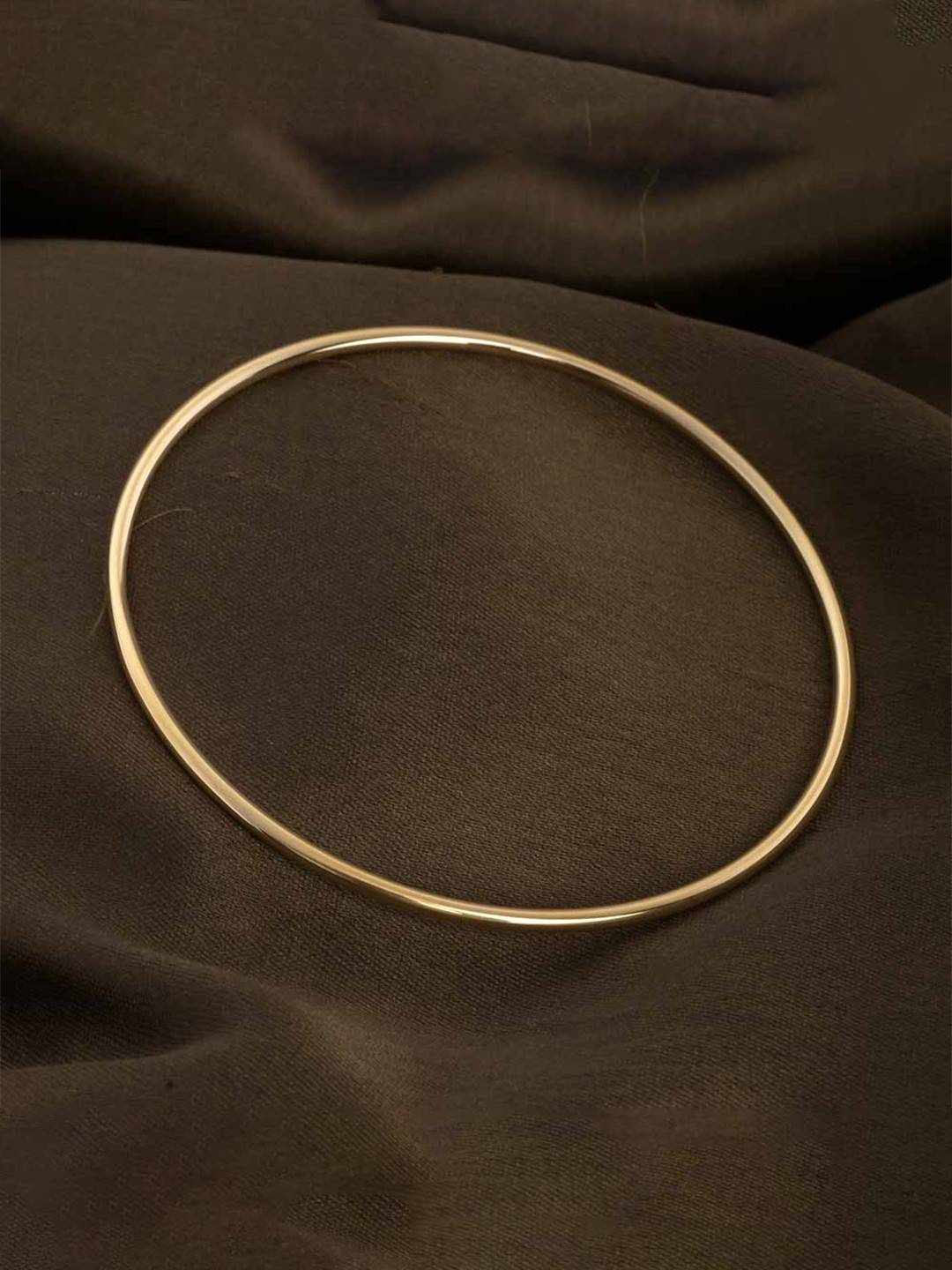 PALMONAS Women Round Wire Bangle Waterproof & Anti-Tarnish Bracelet