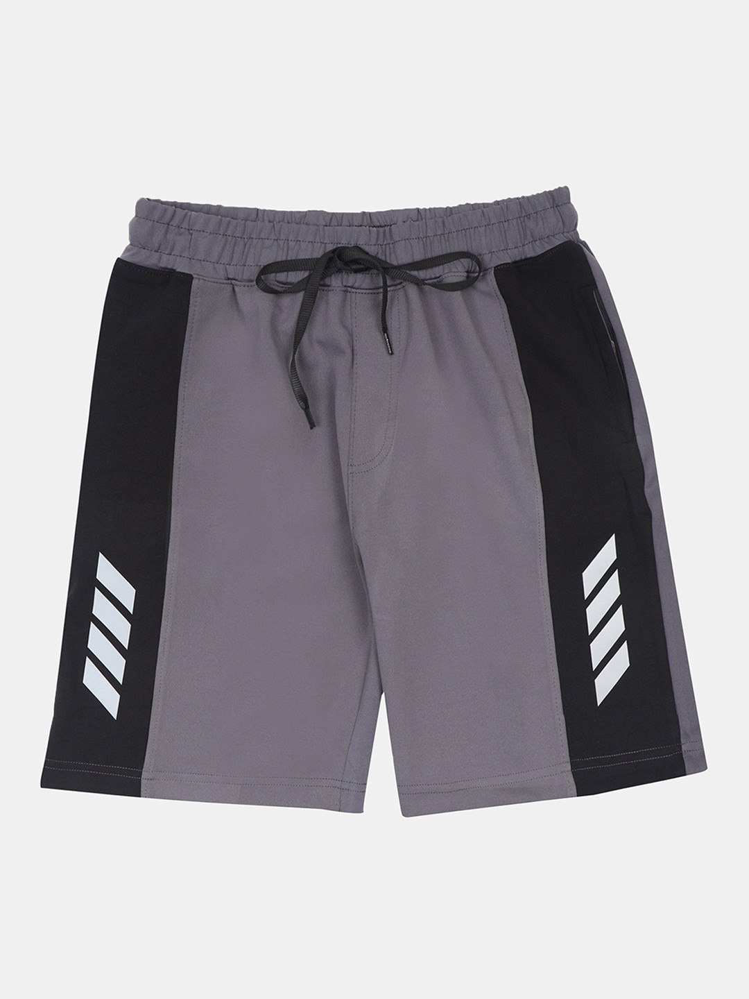 F&S Boys Colourblocked High-Rise Rapid-Dry Sports Shorts