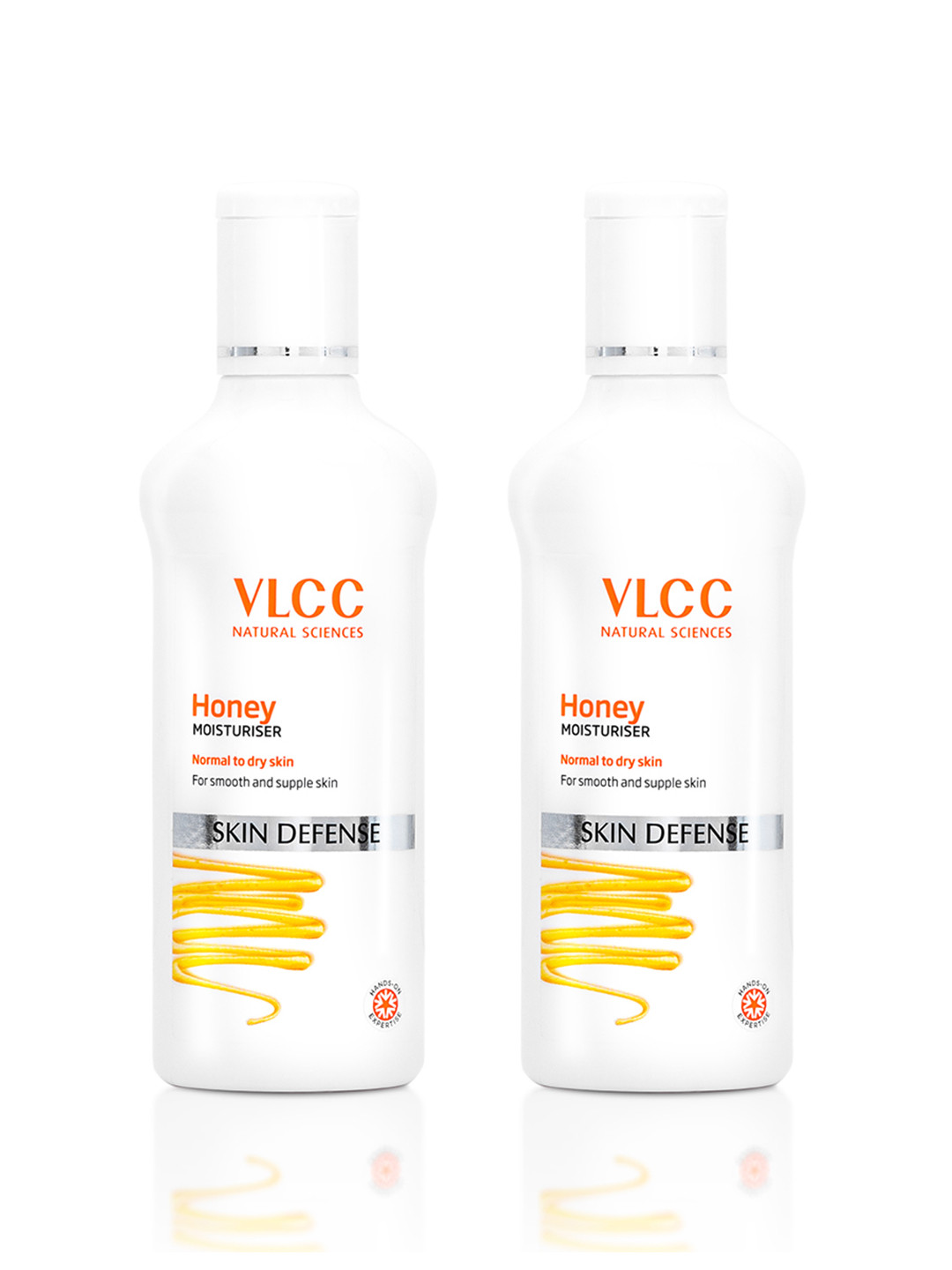 VLCC Set of 2 Skin Defence Honey Moisturizer for Normal To Dry Skin - 100ml each