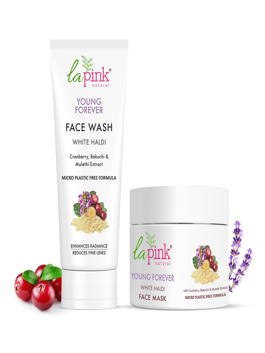 La Pink Young Forever Anti Ageing Set of 2 Face Wash 100ml & Face Mask 100ml