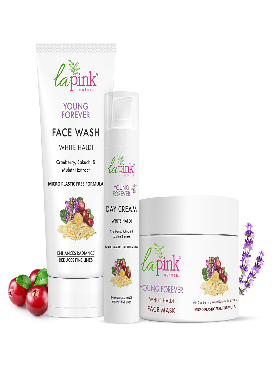 La Pink Ideal Bright Set of 3 Face Wash 100ml Day Cream 50g & Face Mask 100ml