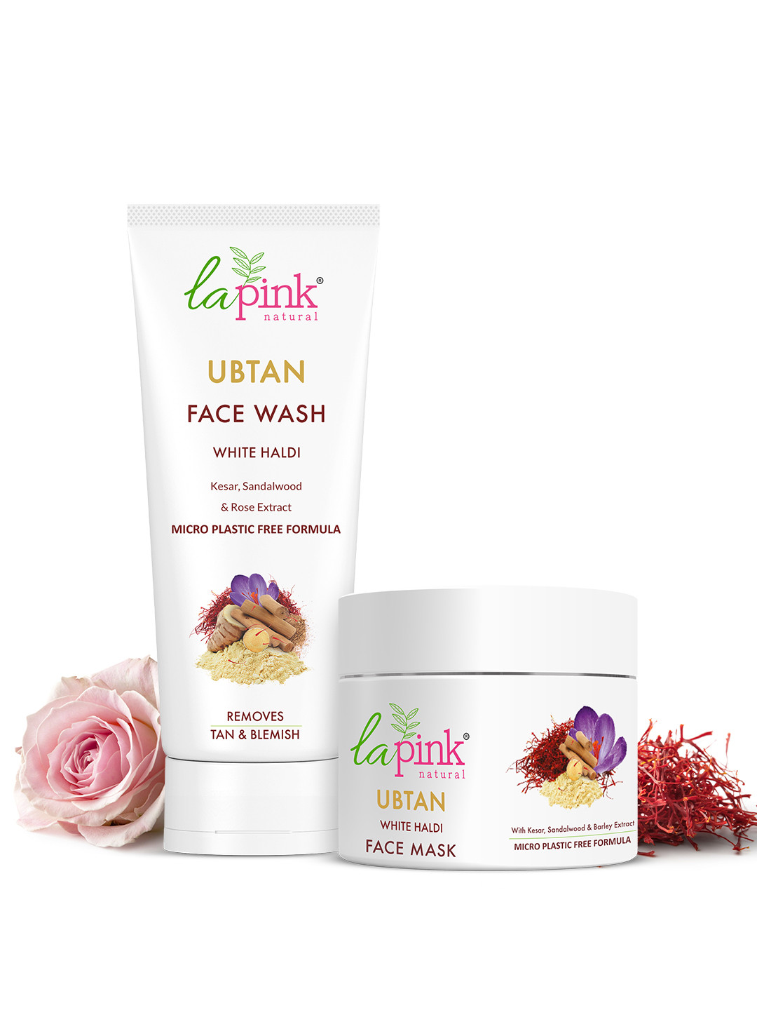 La Pink Ubtan Set of 2 Face Wash 100ml & Face Mask 100ml