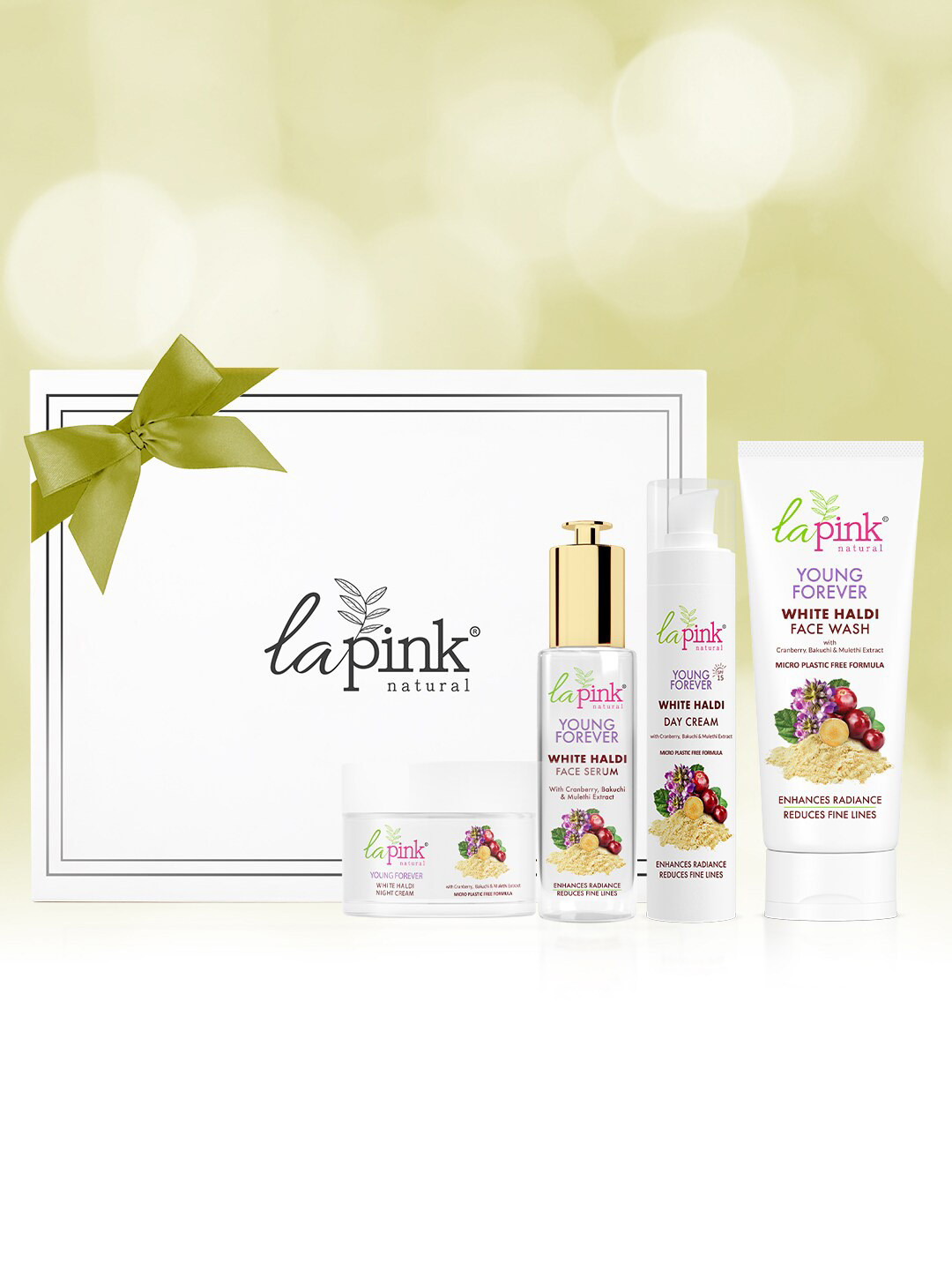 La Pink Young Forever Gift Set of 4 For Luminous Complexion