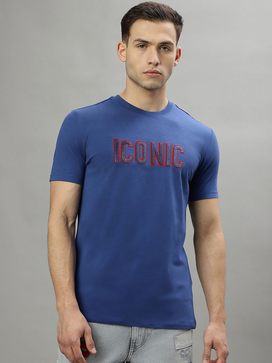 Iconic Graphic Printed Round Neck T-shirt