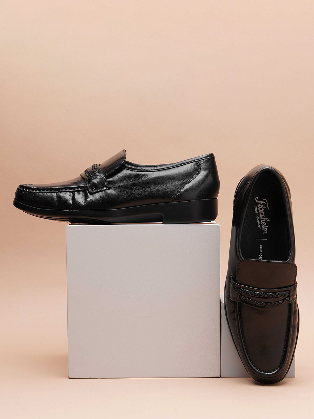 Florsheim Men Leather Formal Penny Loafers